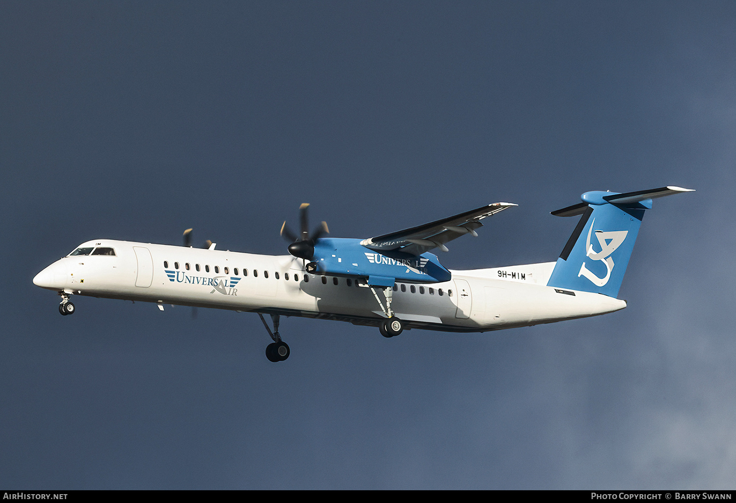 Aircraft Photo of 9H-MIM | Bombardier DHC-8-402 Dash 8 | Universal Air | AirHistory.net #873550