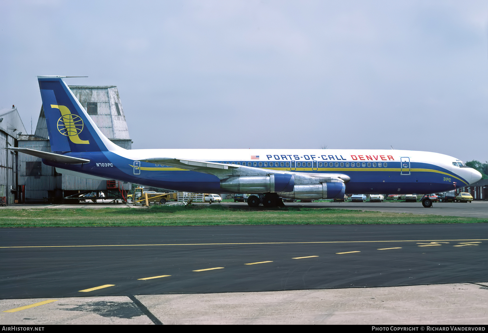 Aircraft Photo of N703PC | Boeing 707-123B | Ports of Call | AirHistory.net #873558