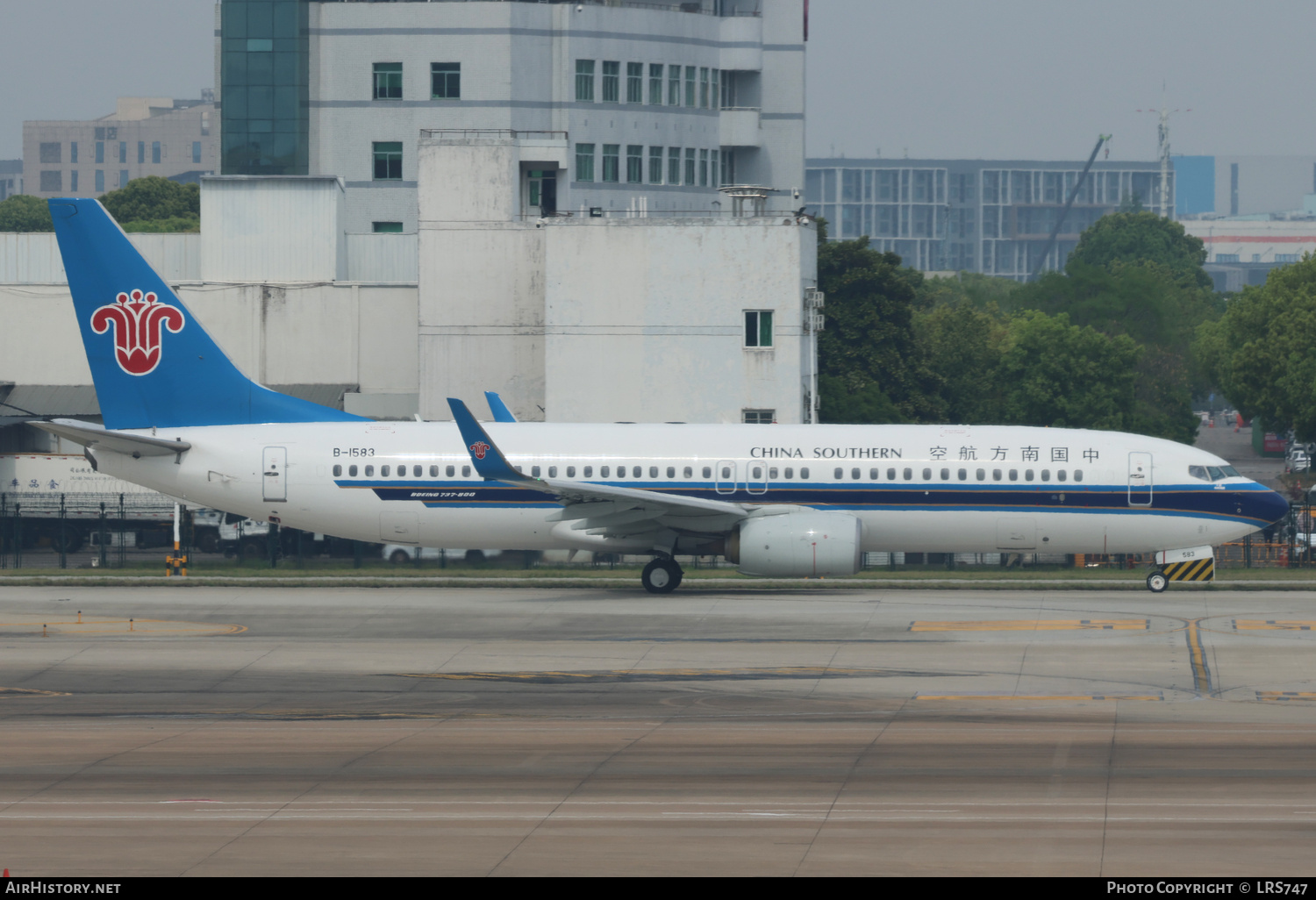 Aircraft Photo of B-1583 | Boeing 737-800 | China Southern Airlines | AirHistory.net #873565