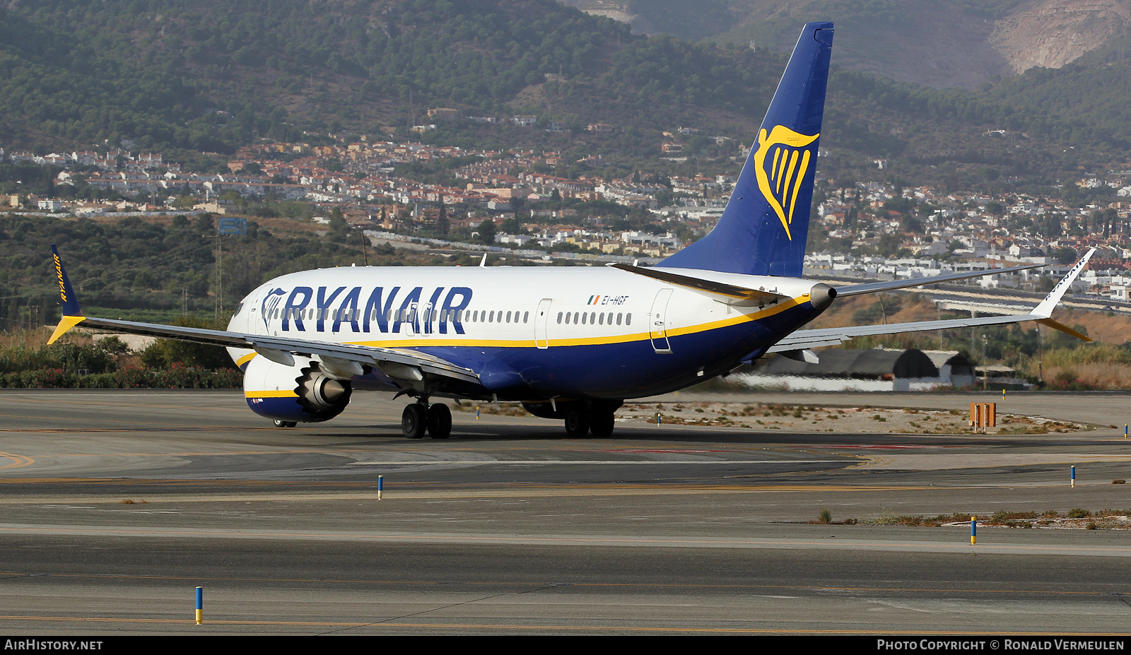 Aircraft Photo of EI-HGF | Boeing 737-8200 Max 200 | Ryanair | AirHistory.net #873571