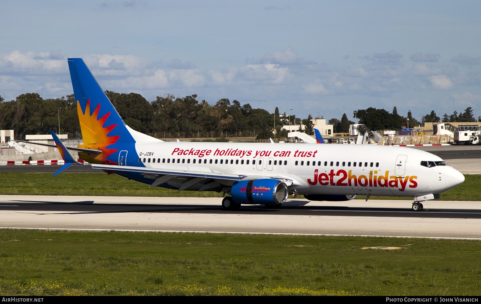 Aircraft Photo of G-JZBV | Boeing 737-85P | Jet2 Holidays | AirHistory.net #873594