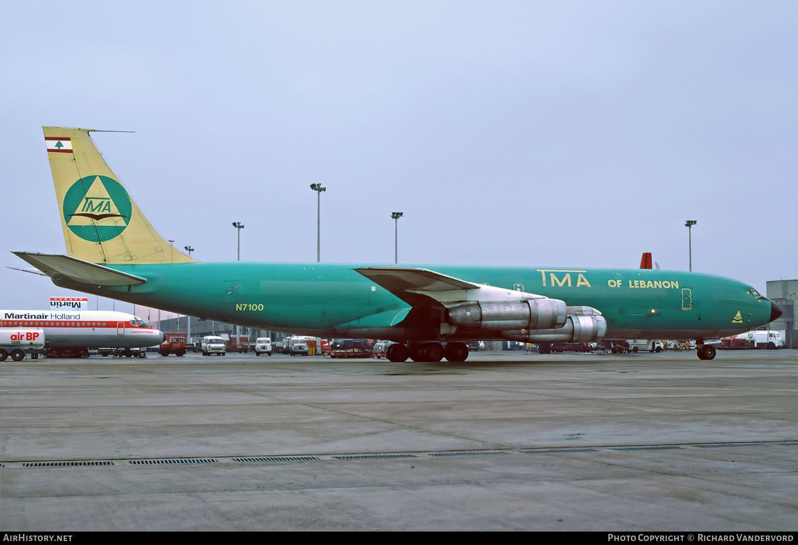 Aircraft Photo of N7100 | Boeing 707-327C | TMA of Lebanon - Trans Mediterranean Airways | AirHistory.net #873612