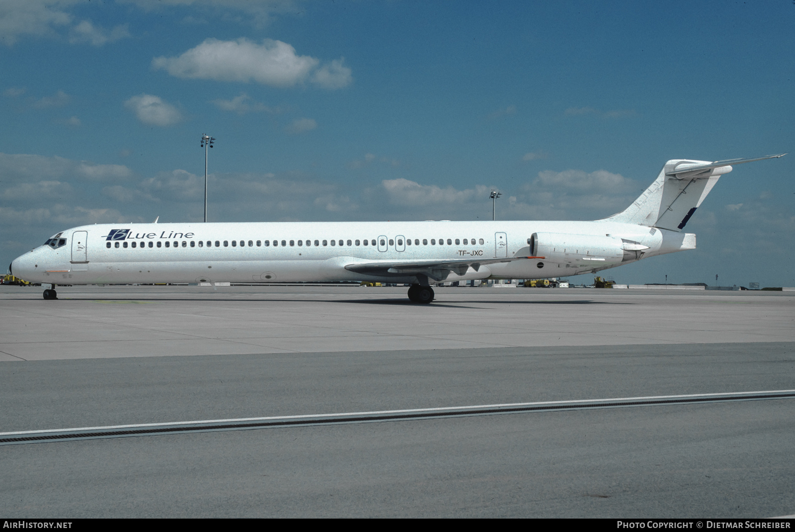 Aircraft Photo of TF-JXC | McDonnell Douglas MD-83 (DC-9-83) | Blue Line | AirHistory.net #873622