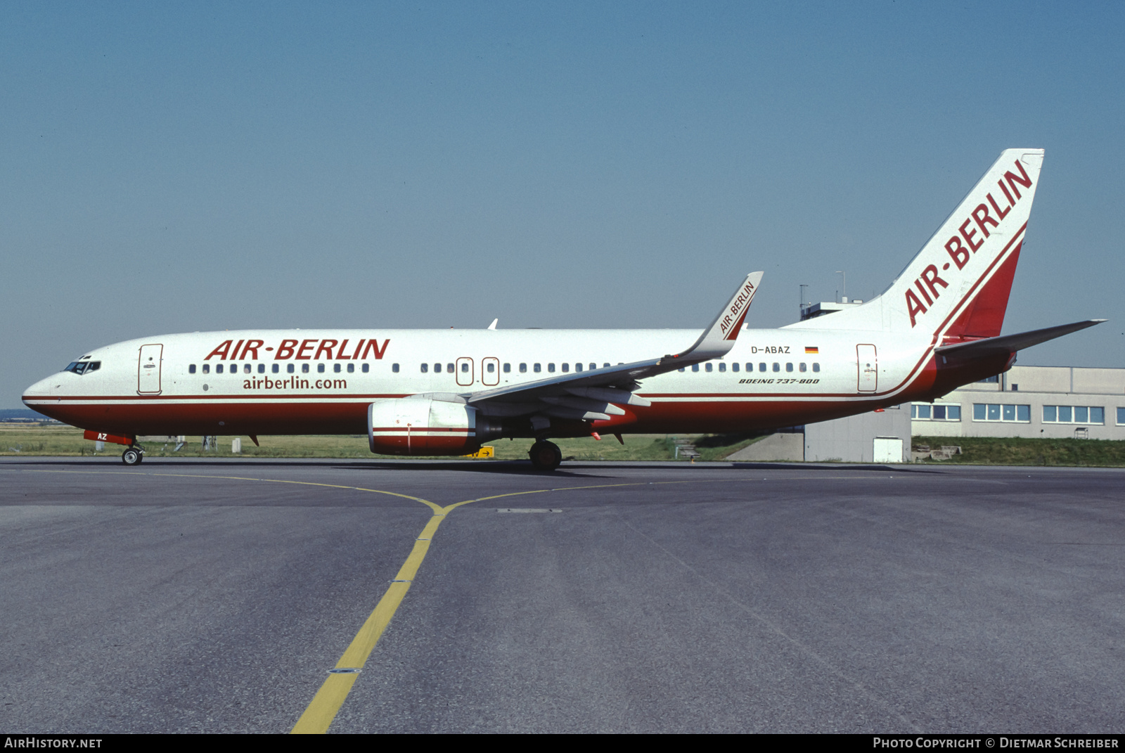 Aircraft Photo of D-ABAZ | Boeing 737-86J | Air Berlin | AirHistory.net #873624