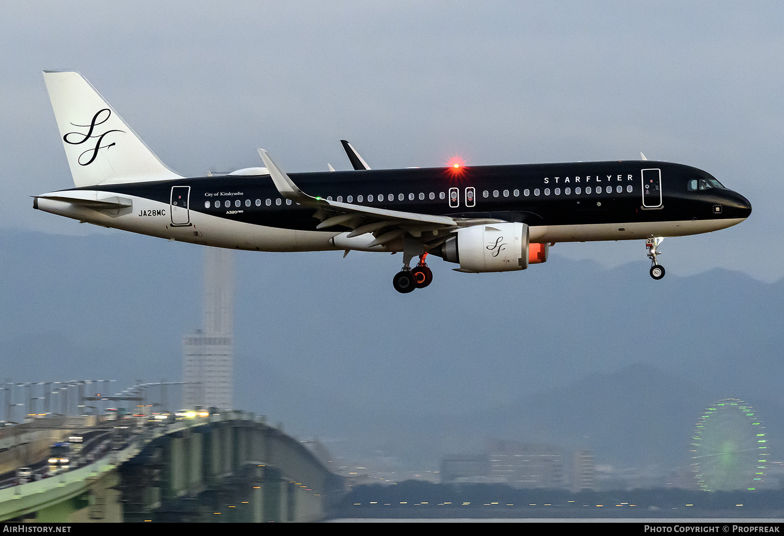 Aircraft Photo of JA28MC | Airbus A320-251N | StarFlyer | AirHistory.net #873632