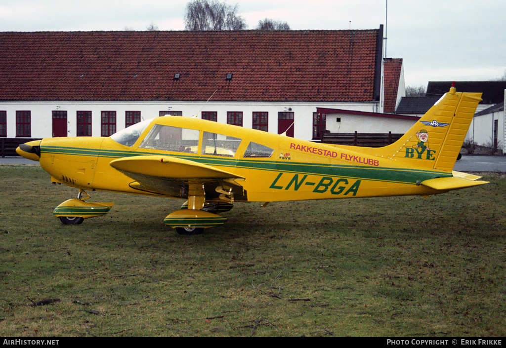 Aircraft Photo of LN-BGA | Piper PA-28-180 Cherokee Challenger | Rakkestad Flyklubb | AirHistory.net #873666