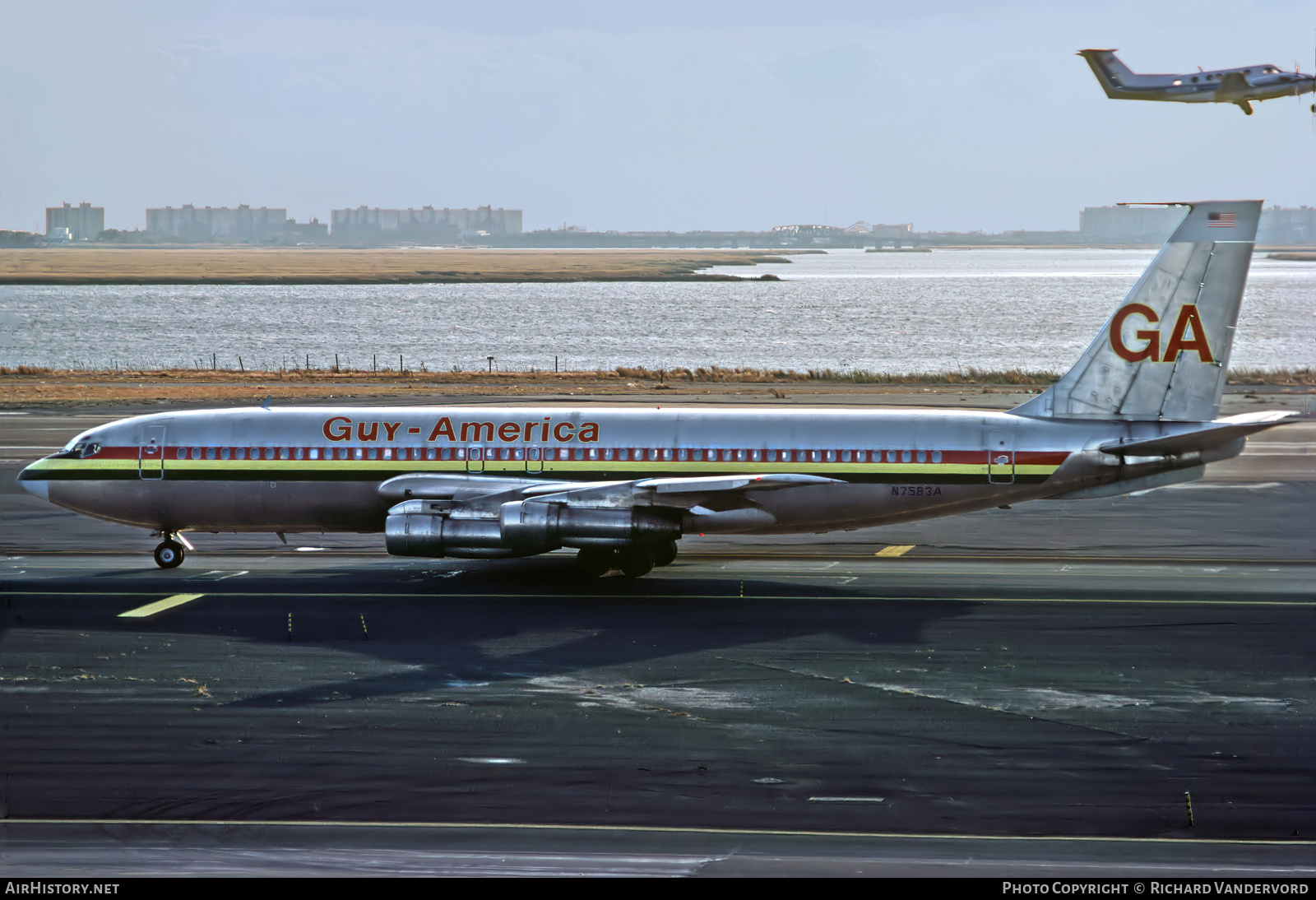 Aircraft Photo of N7583A | Boeing 707-123B | Guy-America Airways | AirHistory.net #873689