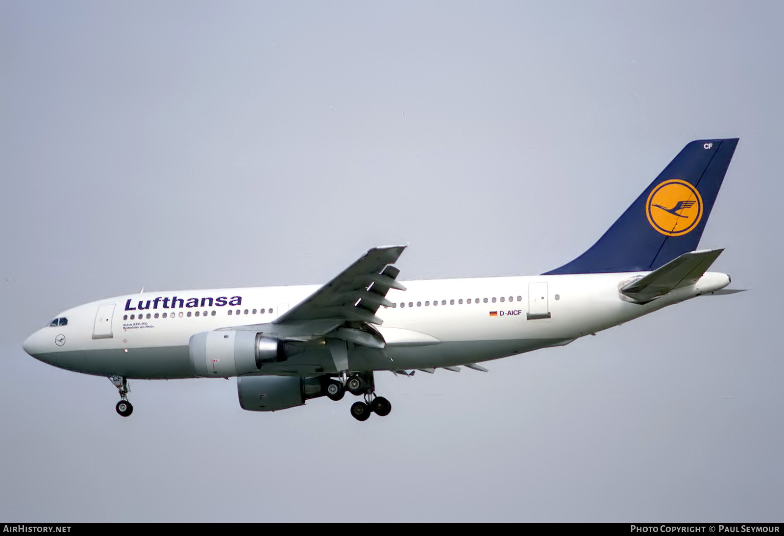 Aircraft Photo of D-AICF | Airbus A310-203 | Lufthansa | AirHistory.net #873704