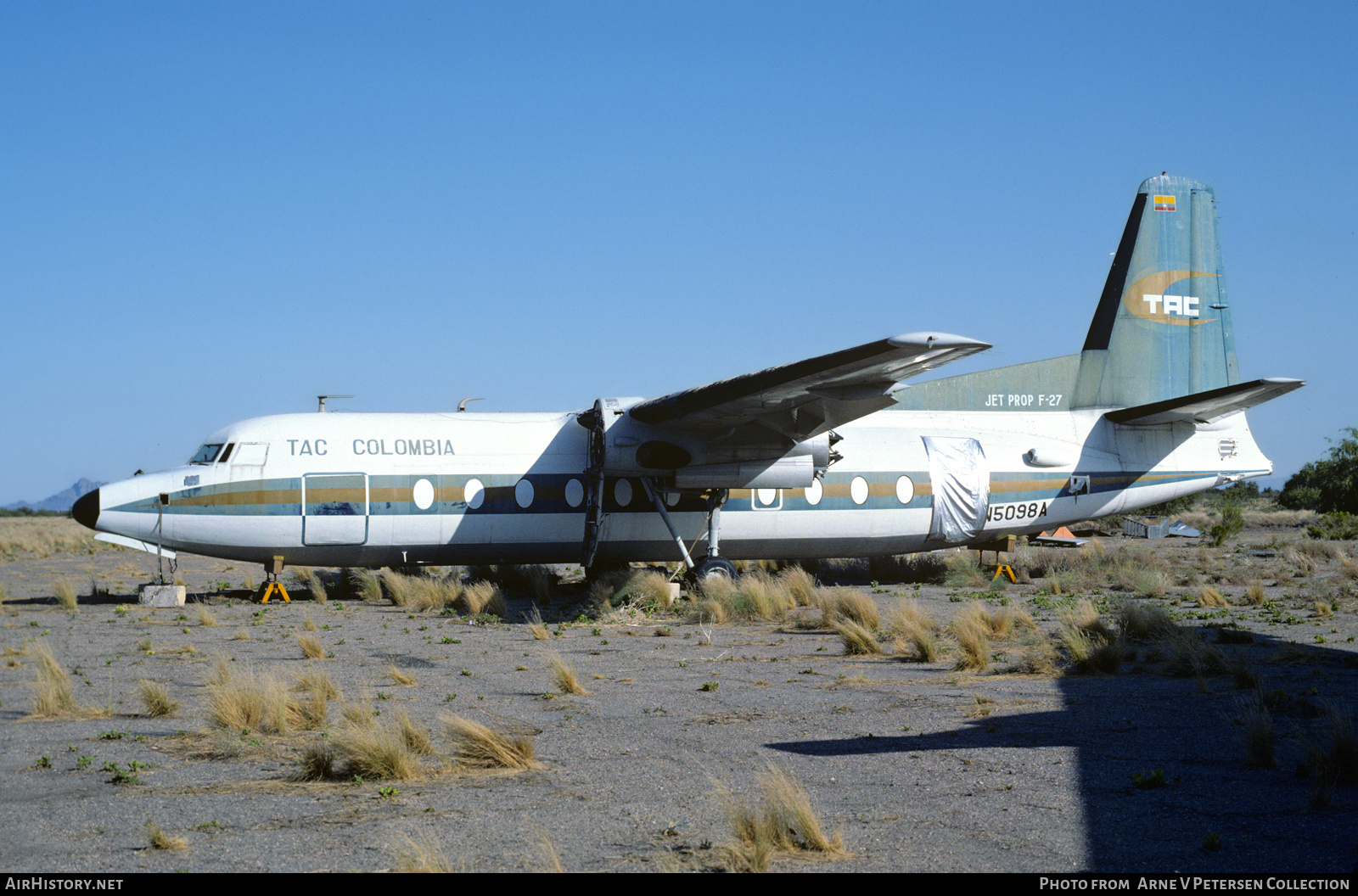 Aircraft Photo of N5098A | Fairchild F-27 | TAC Colombia - Transportes Aéreos del Cesar | AirHistory.net #873718