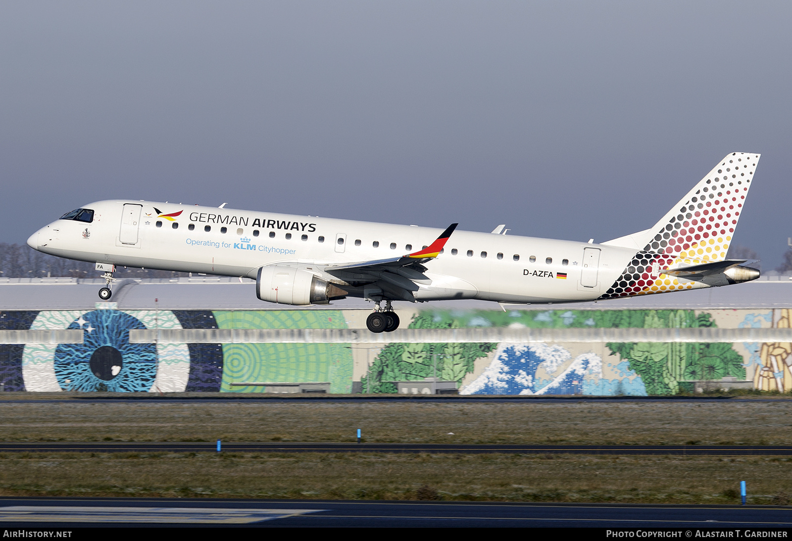 Aircraft Photo of D-AZFA | Embraer 190LR (ERJ-190-100LR) | German Airways | AirHistory.net #873732