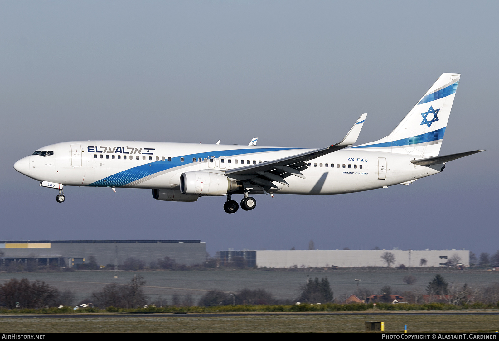 Aircraft Photo of 4X-EKU | Boeing 737-8Z9 | El Al Israel Airlines | AirHistory.net #873746