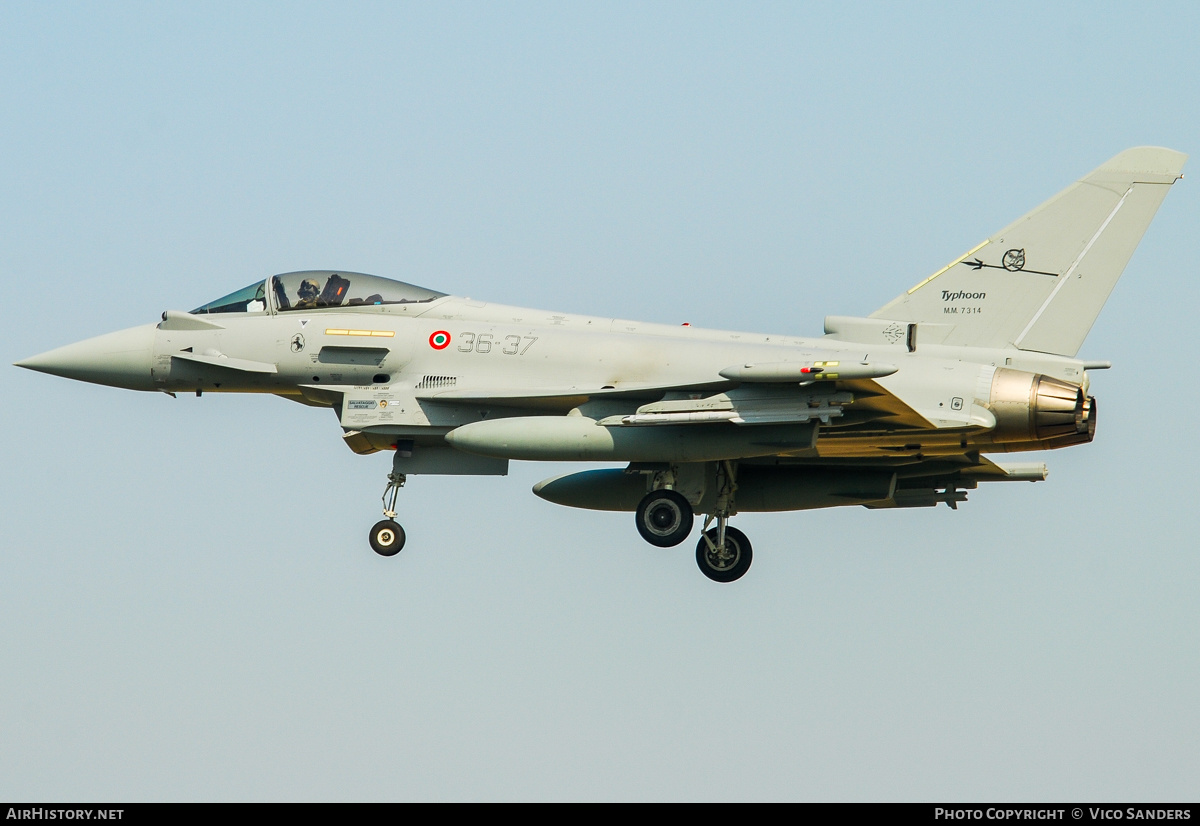 Aircraft Photo of MM7314 | Eurofighter EF-2000 Typhoon S | Italy - Air Force | AirHistory.net #873786