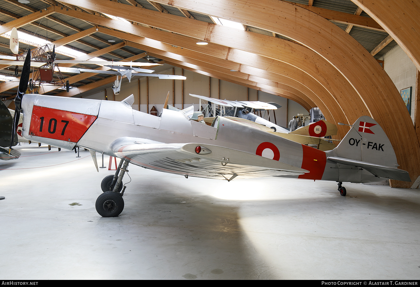 Aircraft Photo of OY-FAK | SAI KZ-II Trainer | Denmark - Air Force | AirHistory.net #873815