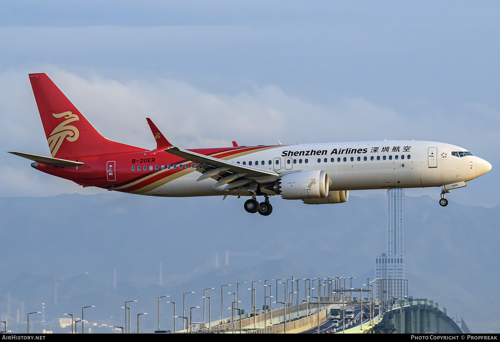 Aircraft Photo of B-20ER | Boeing 737-8 Max 8 | Shenzhen Airlines | AirHistory.net #873823