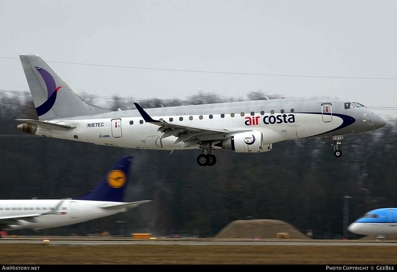 Aircraft Photo of N187EC | Embraer 170LR (ERJ-170-100LR) | Air Costa | AirHistory.net #873825