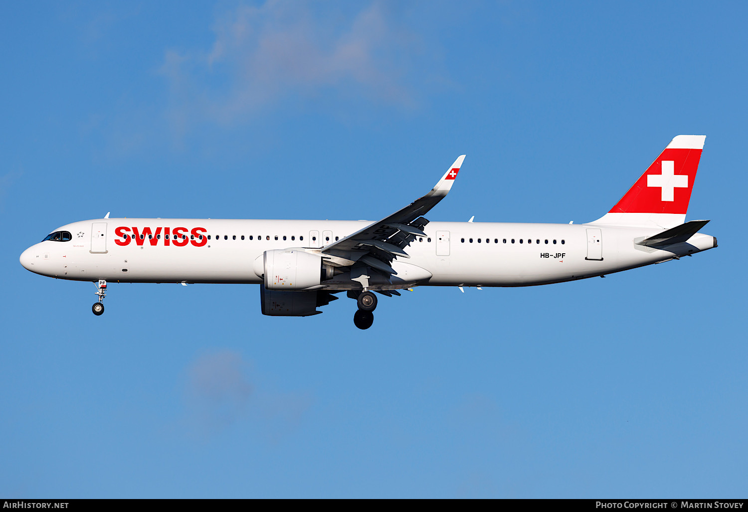 Aircraft Photo of HB-JPF | Airbus A321-271NX | Swiss International Air Lines | AirHistory.net #873834