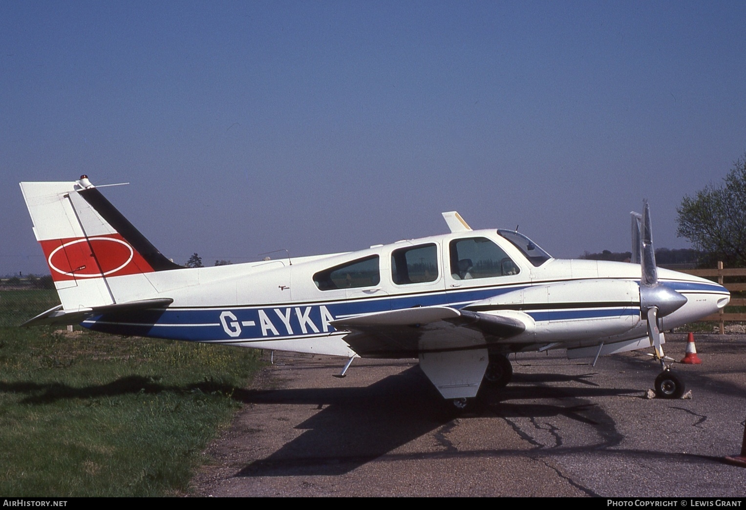 Aircraft Photo of G-AYKA | Beech B55A Baron (95-B55) | AirHistory.net #873844