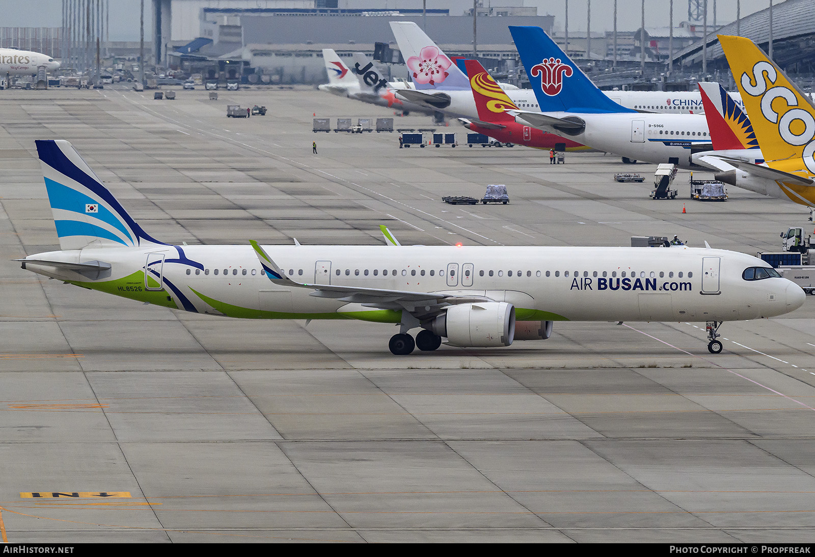 Aircraft Photo of HL8526 | Airbus A321-251NX | Air Busan | AirHistory.net #873847