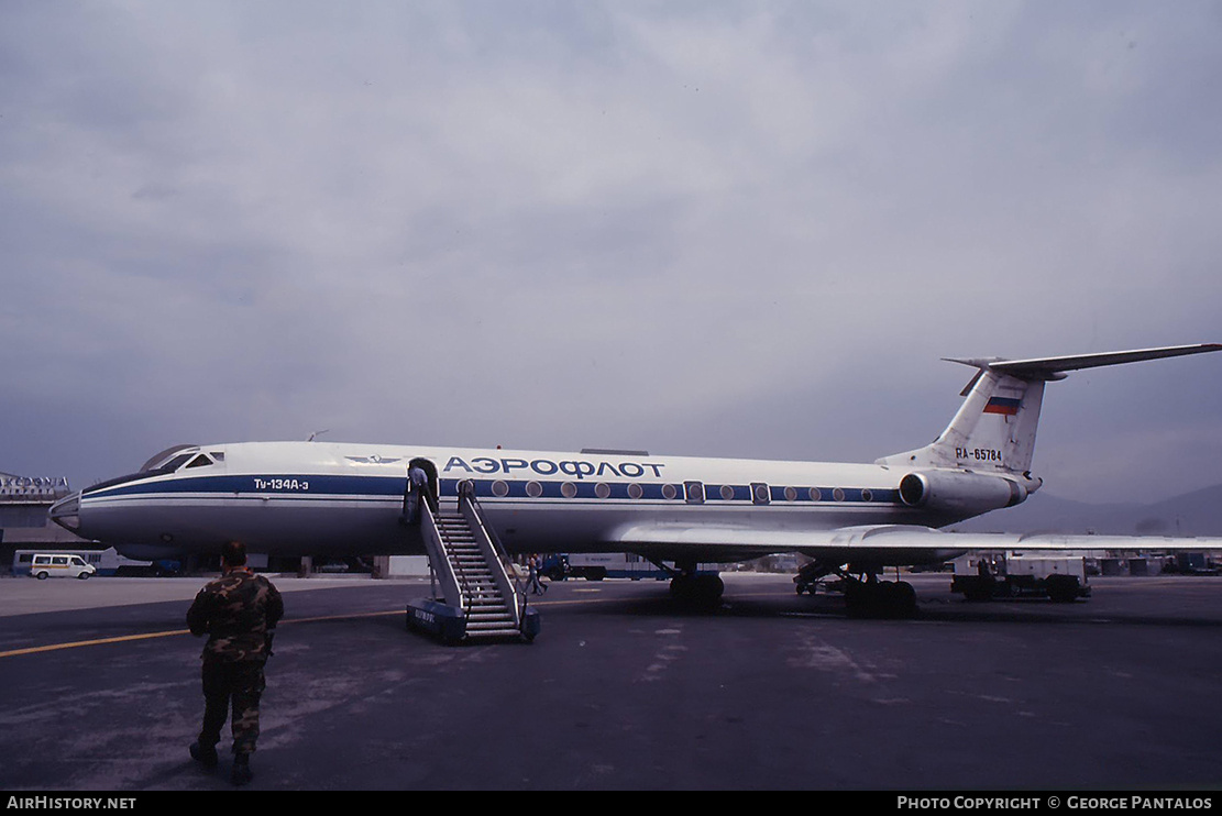 Aircraft Photo of RA-65784 | Tupolev Tu-134A-3 | Aeroflot | AirHistory.net #873904