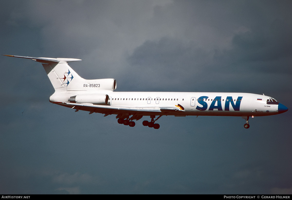 Aircraft Photo of RA-85823 | Tupolev Tu-154M | SAN Air Company | AirHistory.net #873905