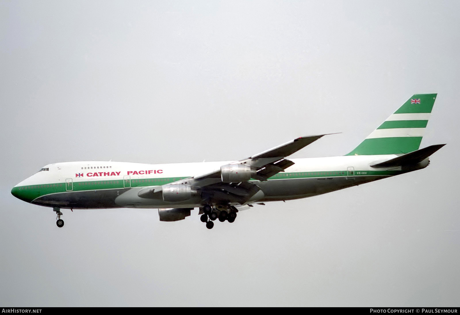 Aircraft Photo of VR-HIH | Boeing 747-267B | Cathay Pacific Airways | AirHistory.net #873914