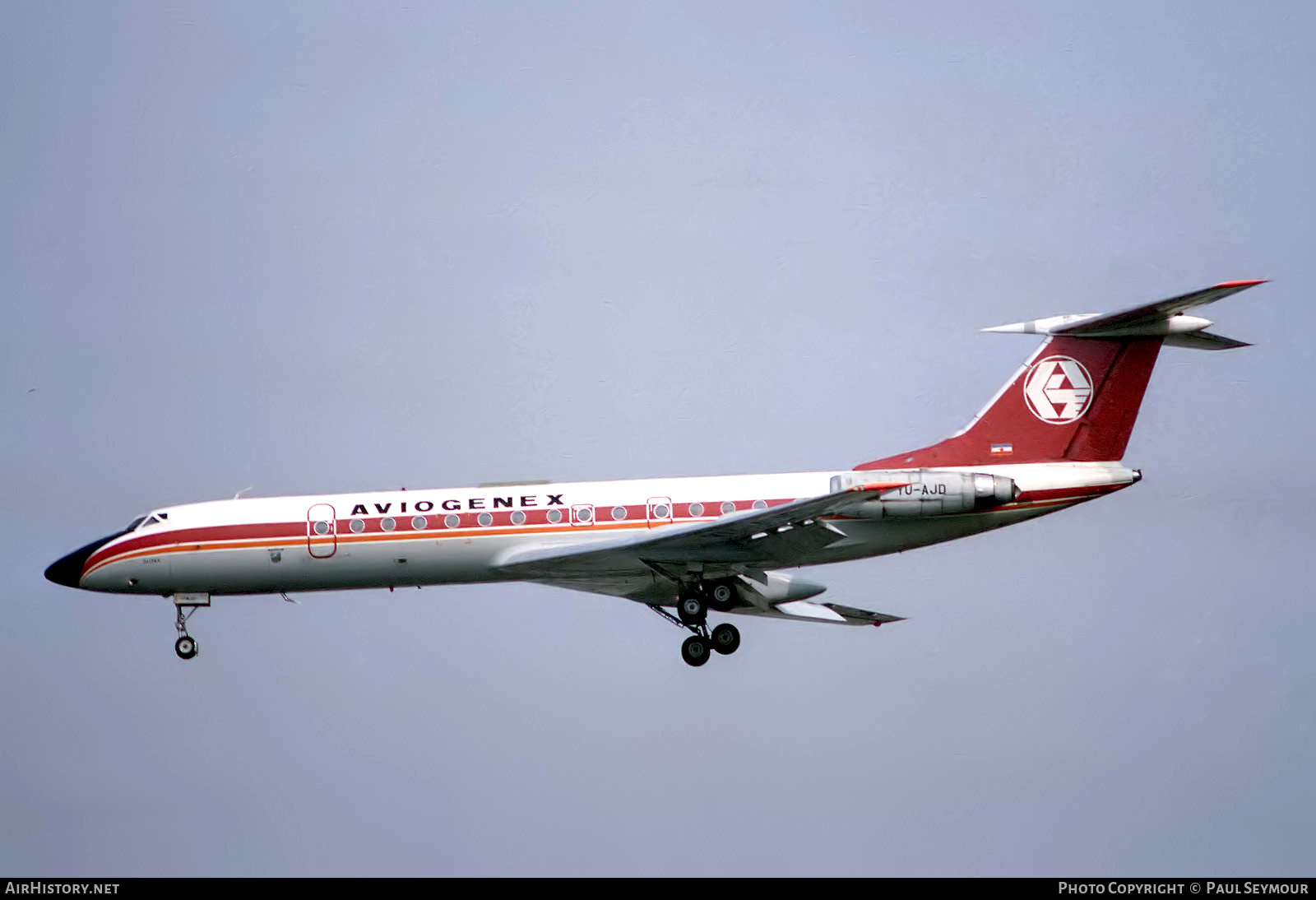 Aircraft Photo of YU-AJD | Tupolev Tu-134A | Aviogenex | AirHistory.net #873915