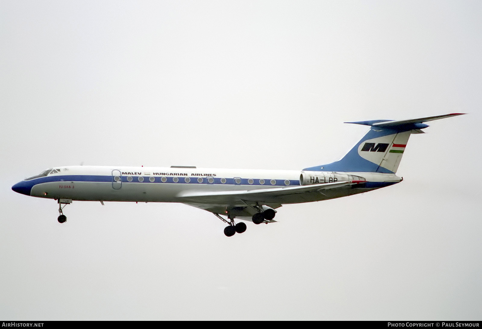 Aircraft Photo of HA-LBP | Tupolev Tu-134A-3 | Malév - Hungarian Airlines | AirHistory.net #873918