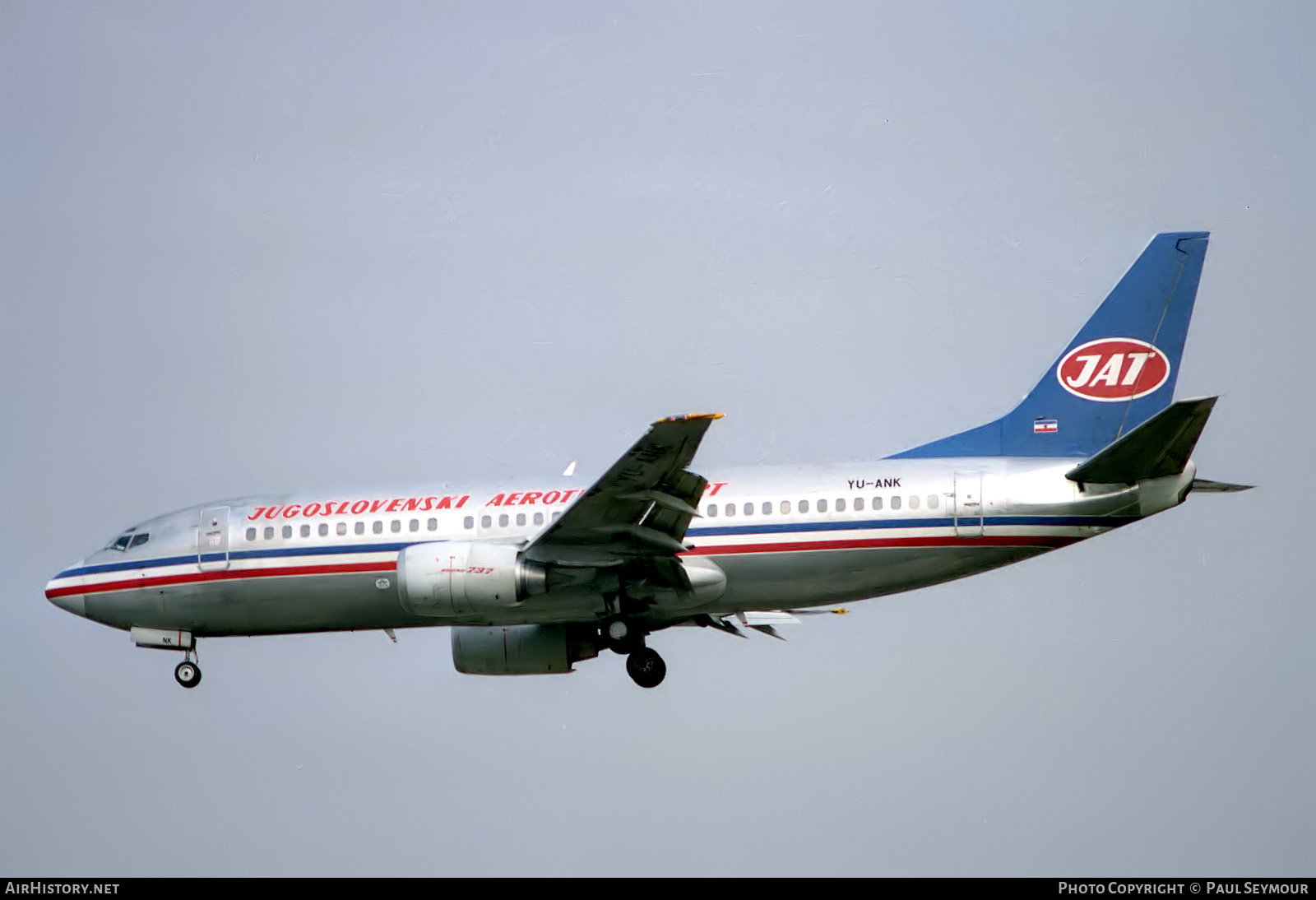 Aircraft Photo of YU-ANK | Boeing 737-3H9 | JAT Yugoslav Airlines - Jugoslovenski Aerotransport | AirHistory.net #873961