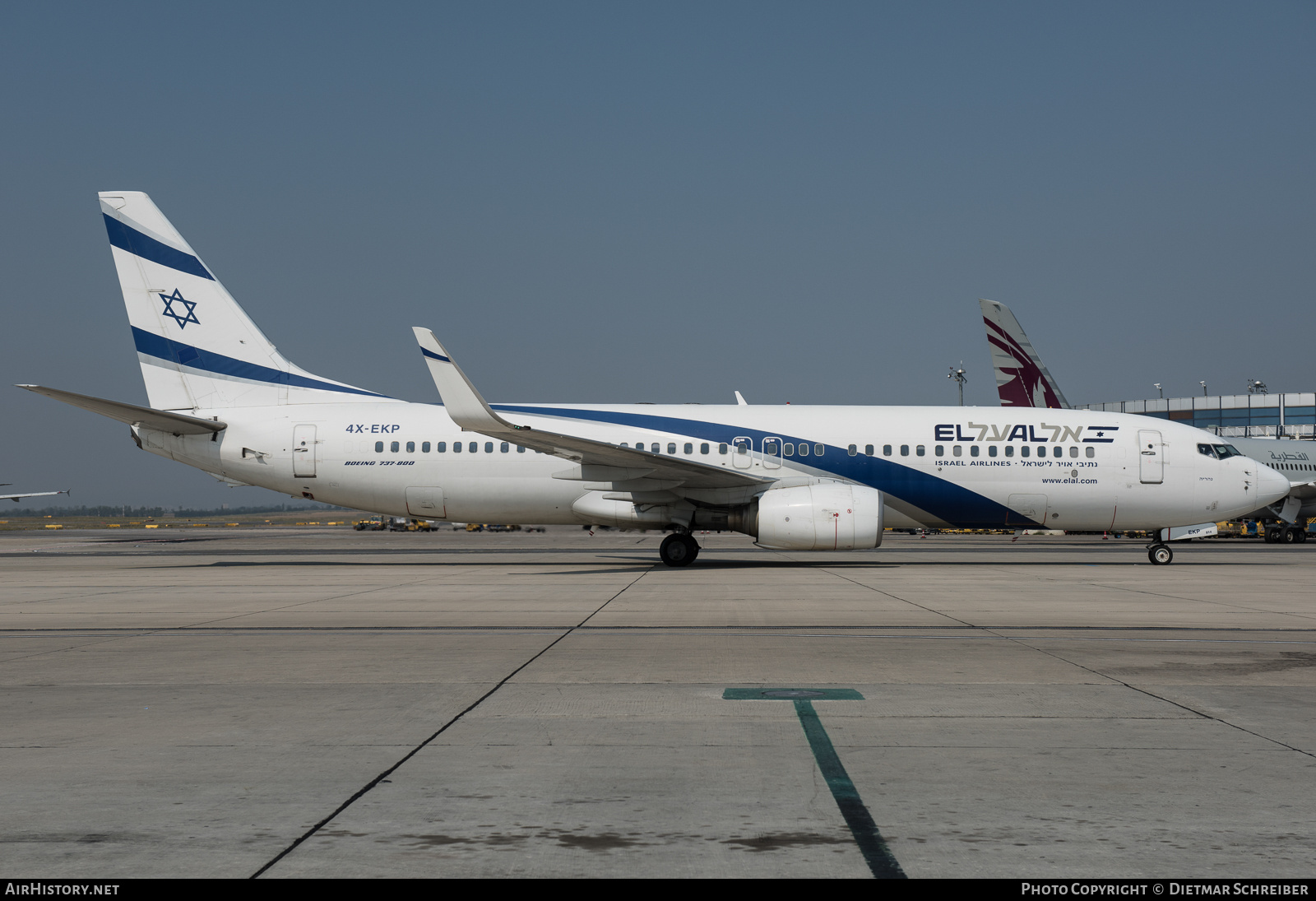 Aircraft Photo of 4X-EKP | Boeing 737-8Q8 | El Al Israel Airlines | AirHistory.net #873997