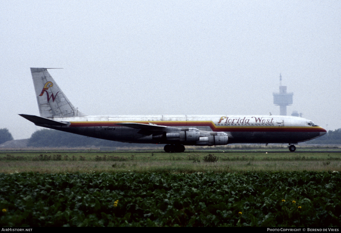 Aircraft Photo of N740FW | Boeing 707-351C | Florida West Airlines | AirHistory.net #874013