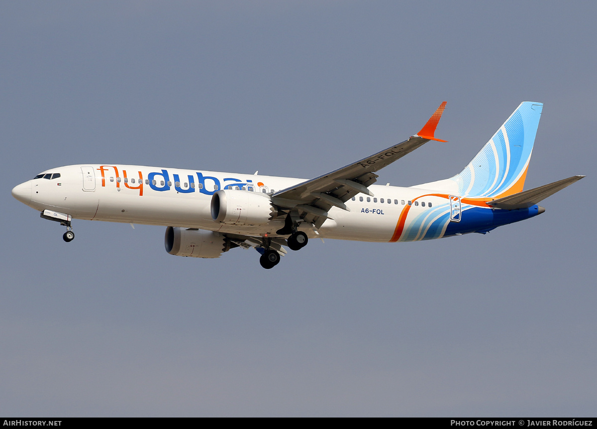 Aircraft Photo of A6-FQL | Boeing 737-8 Max 8 | Flydubai | AirHistory.net #874016