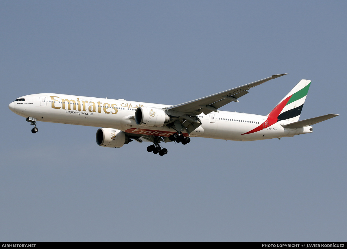 Aircraft Photo of A6-ECO | Boeing 777-36N/ER | Emirates | AirHistory.net #874017