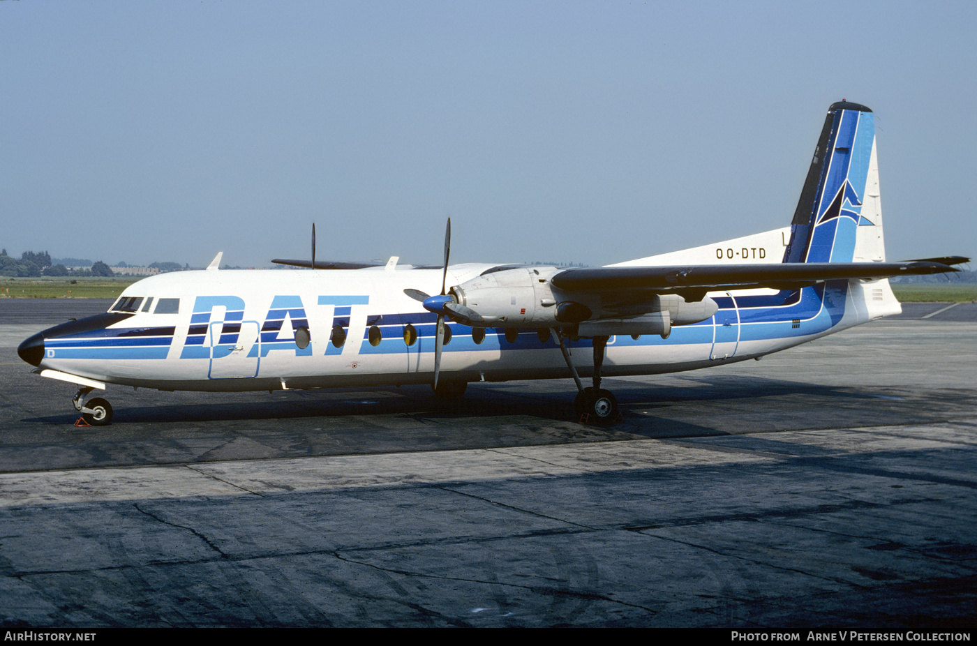 Aircraft Photo of OO-DTD | Fairchild Hiller FH-227B | Delta Air Transport - DAT | AirHistory.net #874020