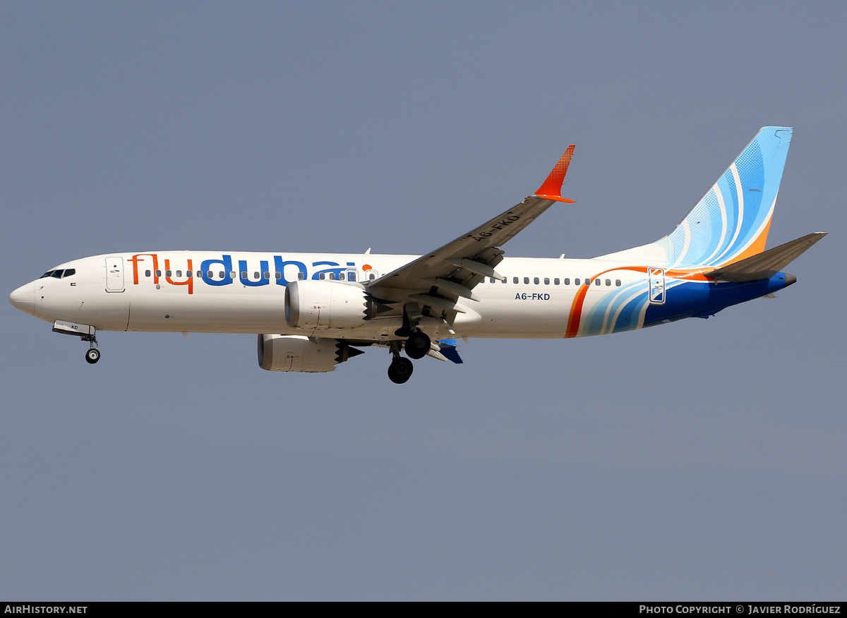 Aircraft Photo of A6-FKD | Boeing 737-8 Max 8 | Flydubai | AirHistory.net #874023