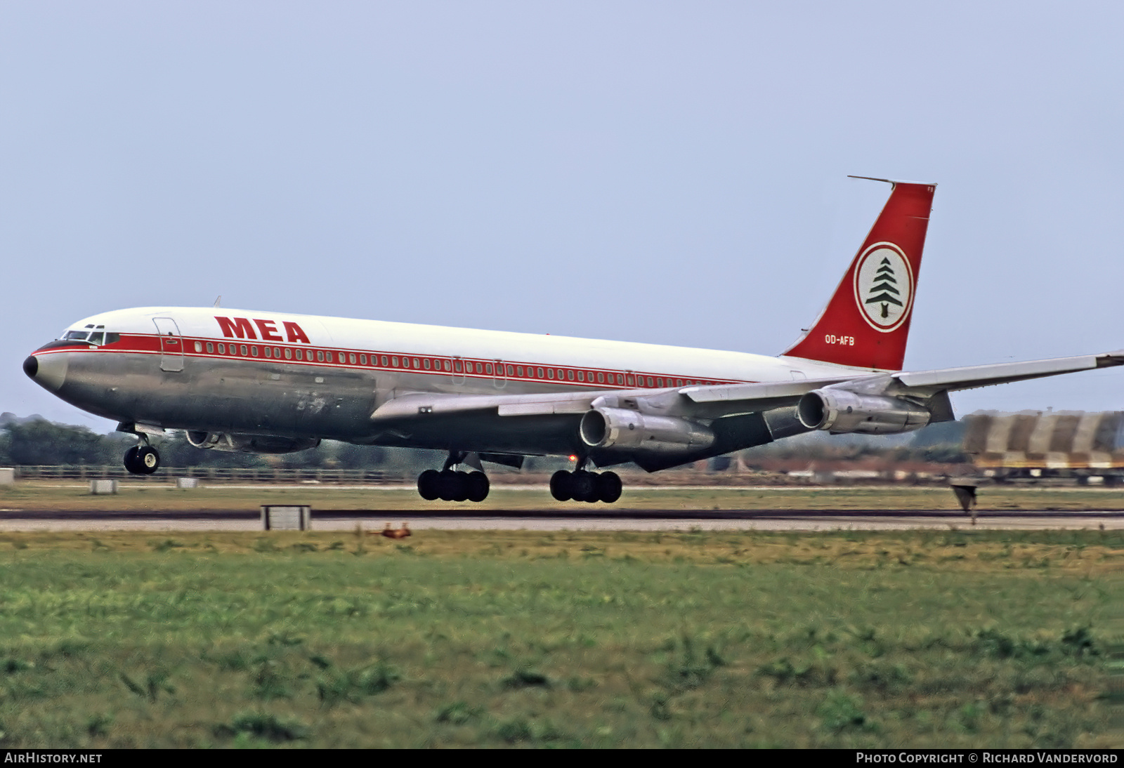 Aircraft Photo of OD-AFB | Boeing 707-3B4C | MEA - Middle East Airlines | AirHistory.net #874030