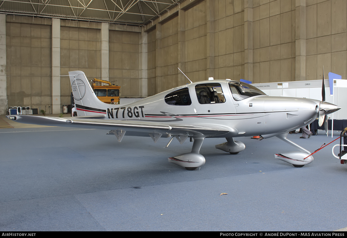 Aircraft Photo of N778GT | Cirrus SR-22T G5-GTS | AirHistory.net #874032