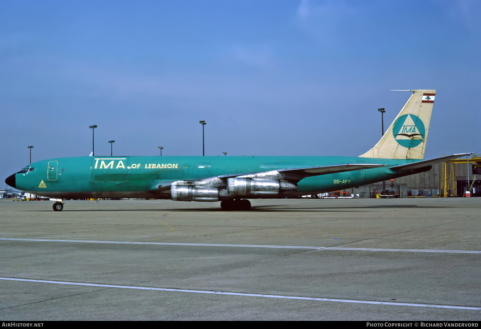 Aircraft Photo of OD-AFY | Boeing 707-327C | TMA of Lebanon - Trans Mediterranean Airways | AirHistory.net #874034