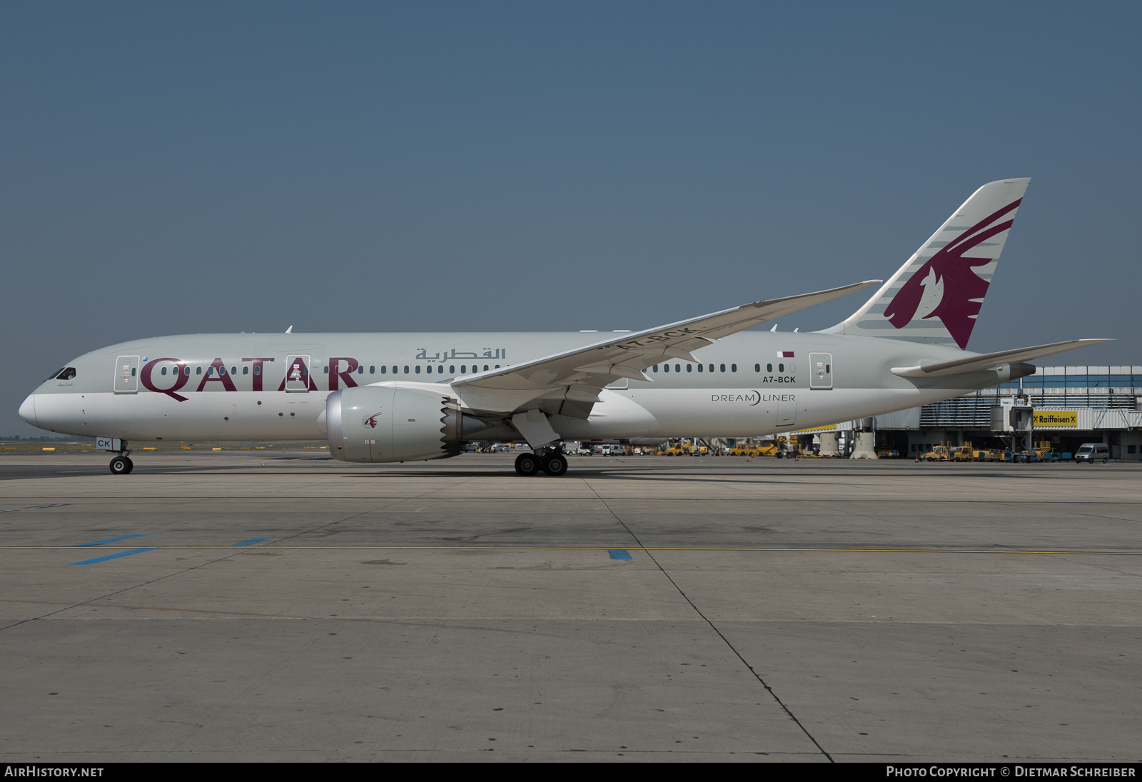 Aircraft Photo of A7-BCK | Boeing 787-8 Dreamliner | Qatar Airways | AirHistory.net #874039