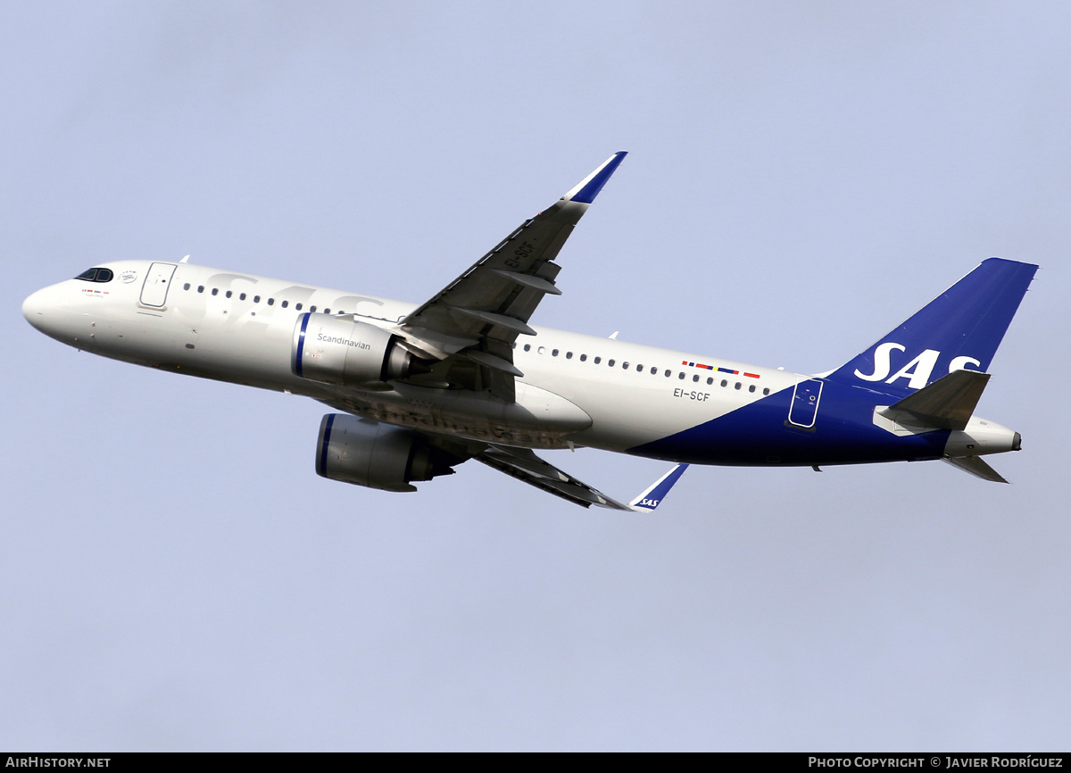 Aircraft Photo of EI-SCF | Airbus A320-251N | Scandinavian Airlines - SAS | AirHistory.net #874061