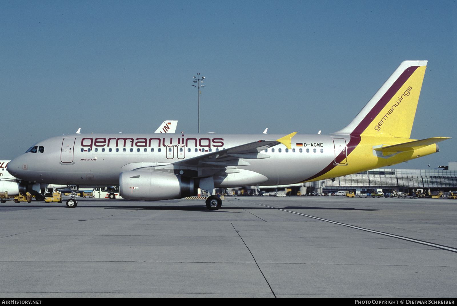 Aircraft Photo of D-AGWE | Airbus A319-132 | Germanwings | AirHistory.net #874115