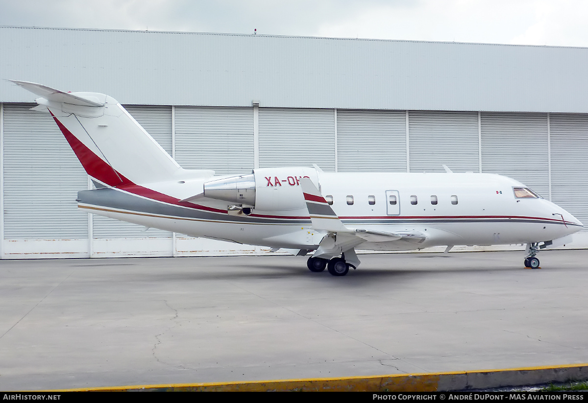 Aircraft Photo of XA-OHS | Canadair Challenger 601-3A (CL-600-2B16) | AirHistory.net #874143