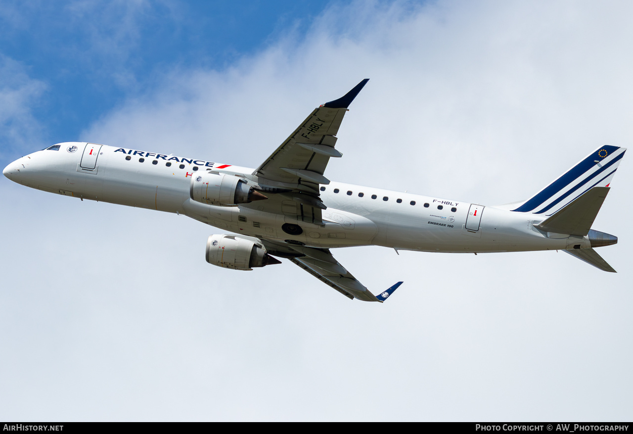 Aircraft Photo of F-HBLY | Embraer 190STD (ERJ-190-100STD) | Air France | AirHistory.net #874162