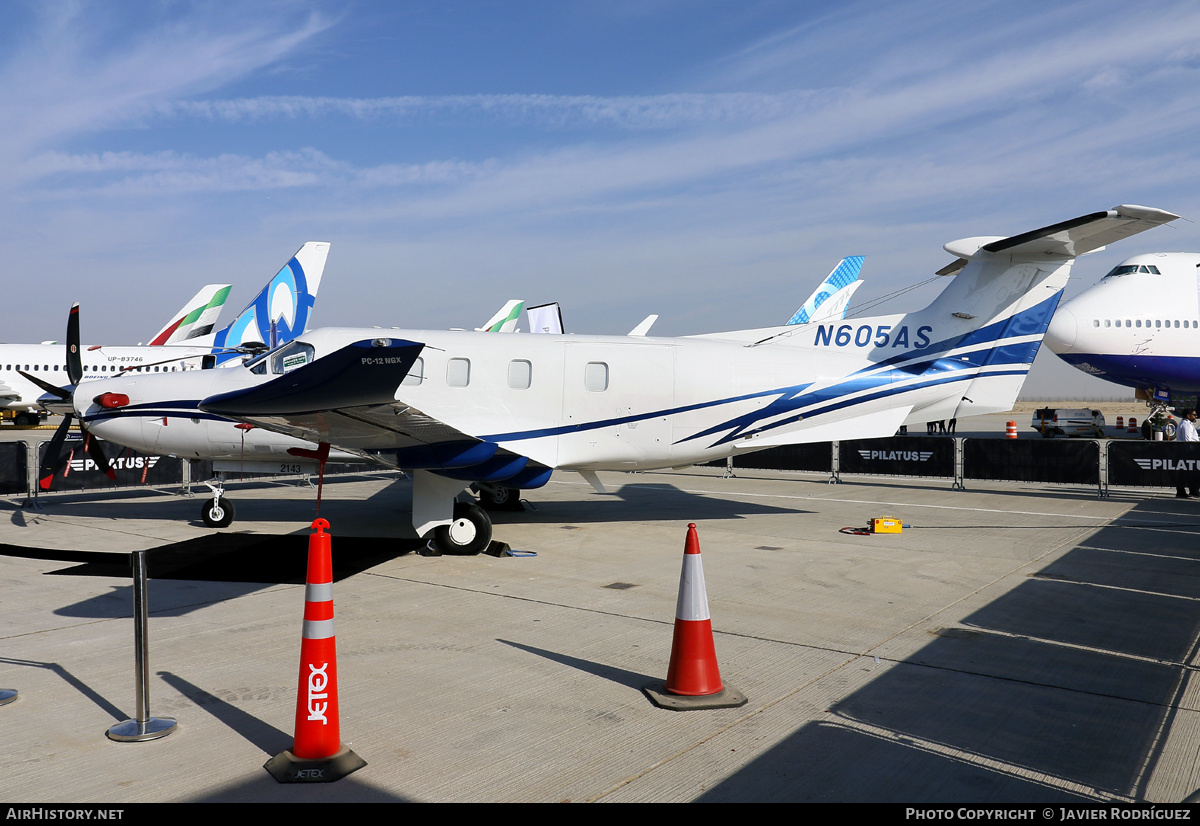 Aircraft Photo of N605AS | Pilatus PC-12NG (PC-12/47E) | AirHistory.net #874192