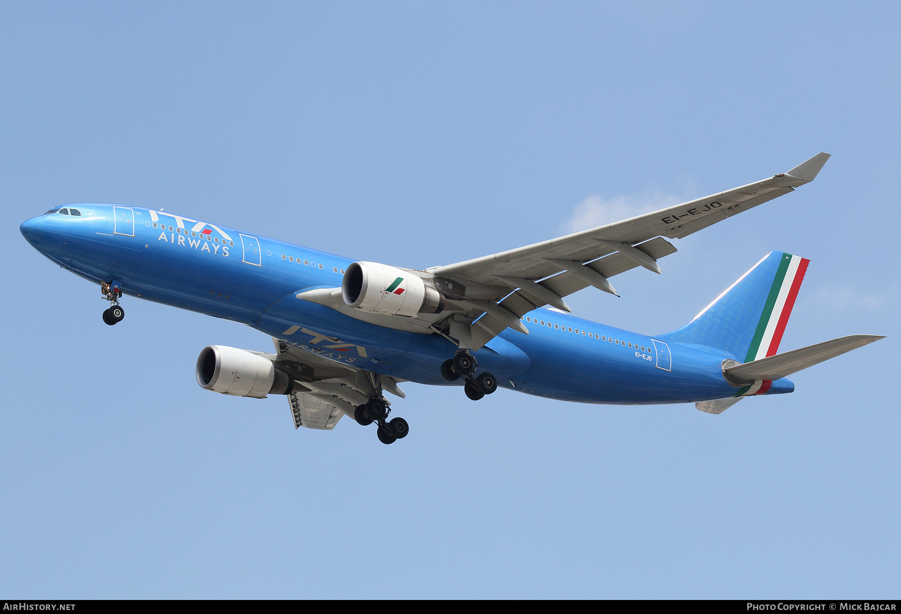 Aircraft Photo of EI-EJO | Airbus A330-202 | ITA Airways | AirHistory.net #874278
