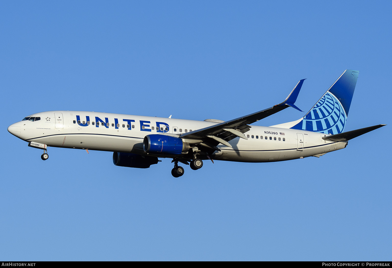 Aircraft Photo of N35260 | Boeing 737-824 | Continental Airlines | AirHistory.net #874304