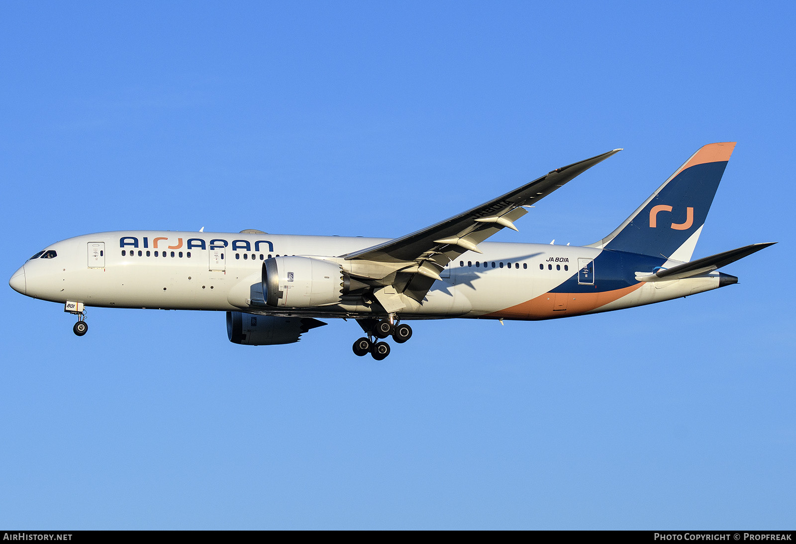 Aircraft Photo of JA801A | Boeing 787-8 Dreamliner | Air Japan | AirHistory.net #874307