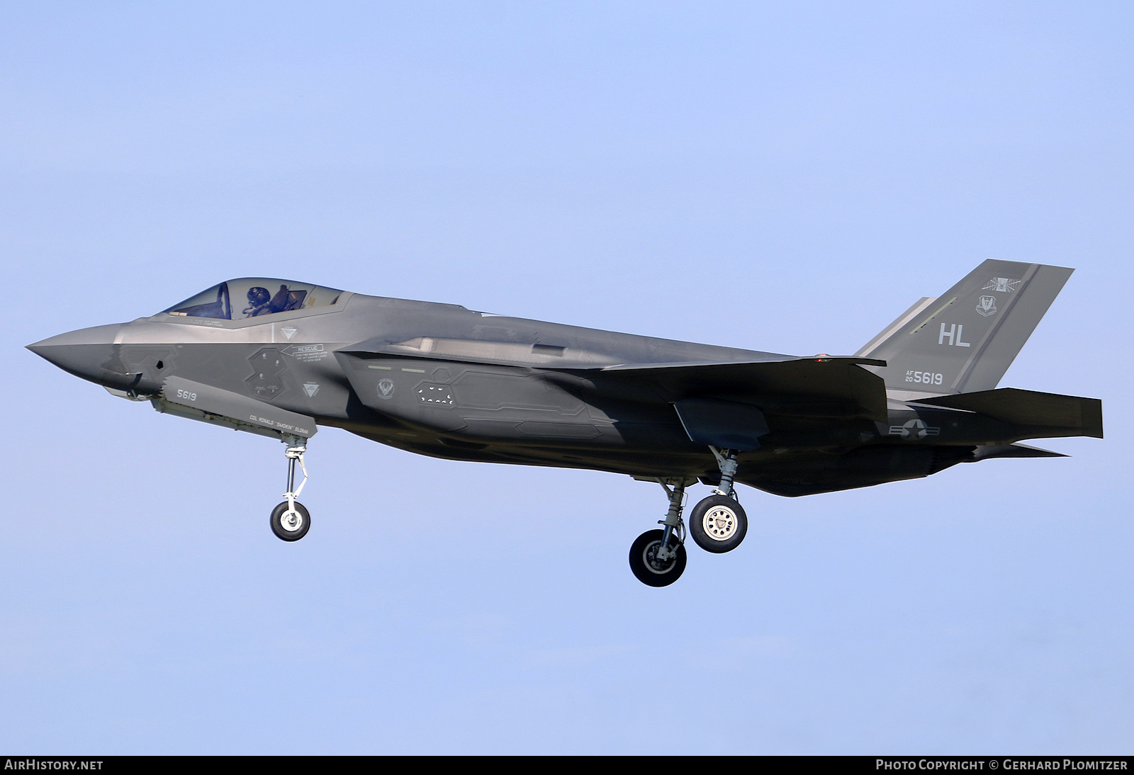 Aircraft Photo of 20-5619 / AF20-5619 | Lockheed Martin F-35A Lightning II | USA - Air Force | AirHistory.net #874322