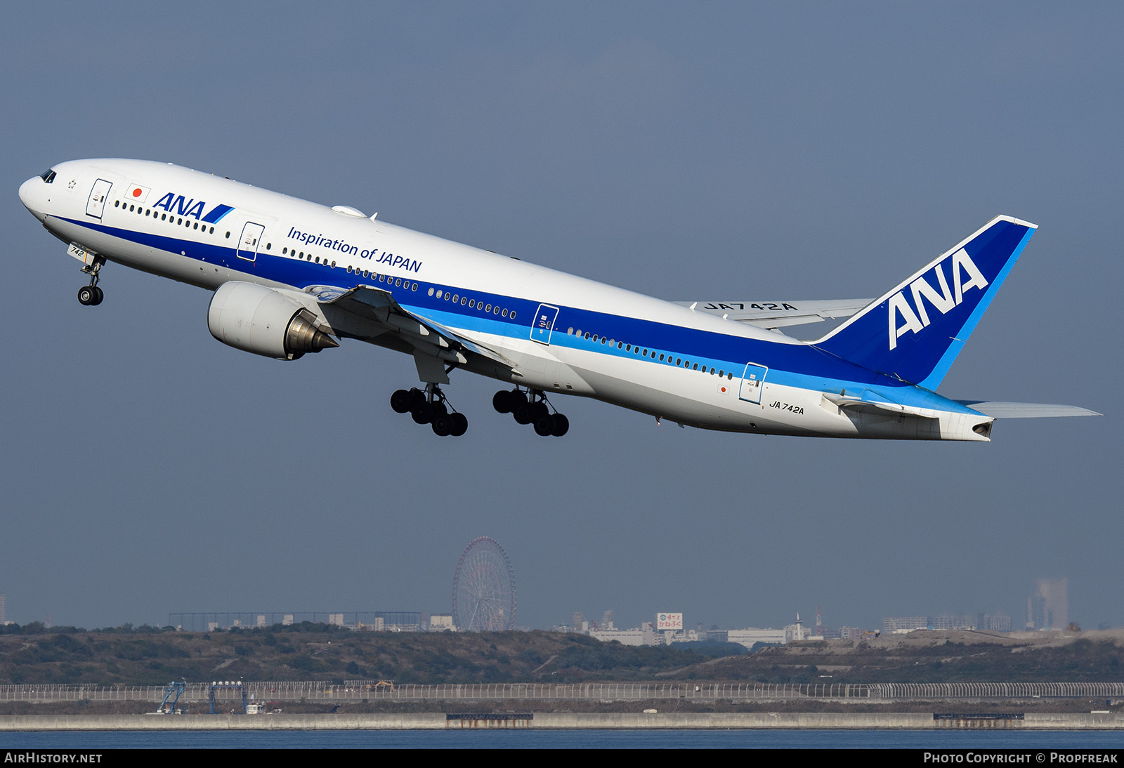 Aircraft Photo of JA742A | Boeing 777-281/ER | All Nippon Airways - ANA | AirHistory.net #874355
