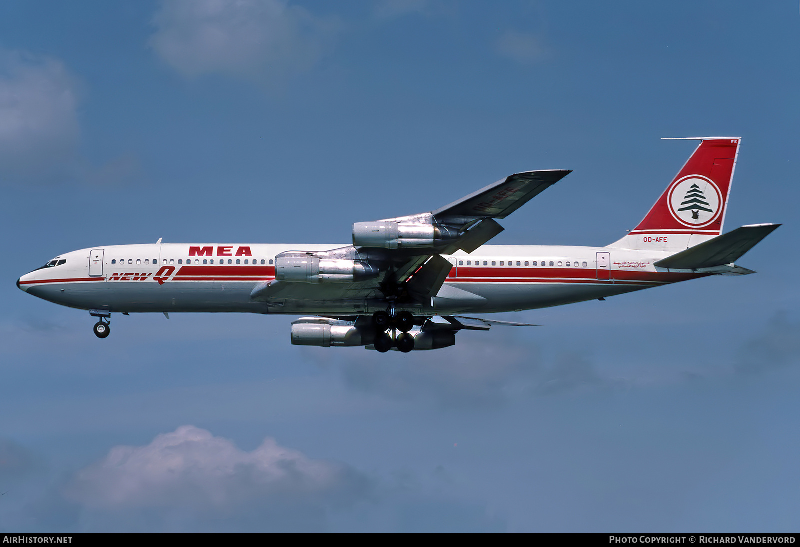 Aircraft Photo of OD-AFE | Boeing 707-3B4C | MEA - Middle East Airlines | AirHistory.net #874365