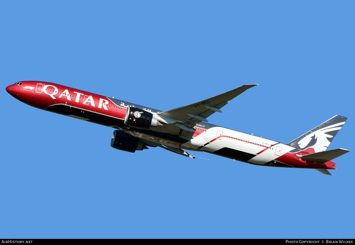 Aircraft Photo of A7-BEG | Boeing 777-3DZ/ER | Qatar Airways | AirHistory.net #874384